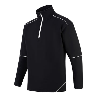 Orn Fireback Quarter Zip Sweatshirt - Black - Black - 1283 - - Customisable Sweatshirts &amp; Hoodies