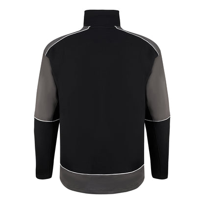 Orn Fireback Quarter Zip Sweatshirt - Black - Graphite - 1283 - - Customisable Sweatshirts &amp; Hoodies