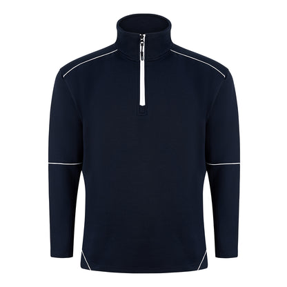 Orn Fireback Quarter Zip Sweatshirt - Navy - Navy - 1283 - Navy - Navy - Customisable Sweatshirts &amp; Hoodies