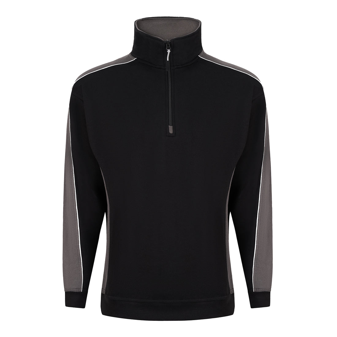 Orn Avocet Quarter Zip Sweatshirt - Black - Graphite - 1288 - Black - Graphite - Customisable Sweatshirts &amp; Hoodies