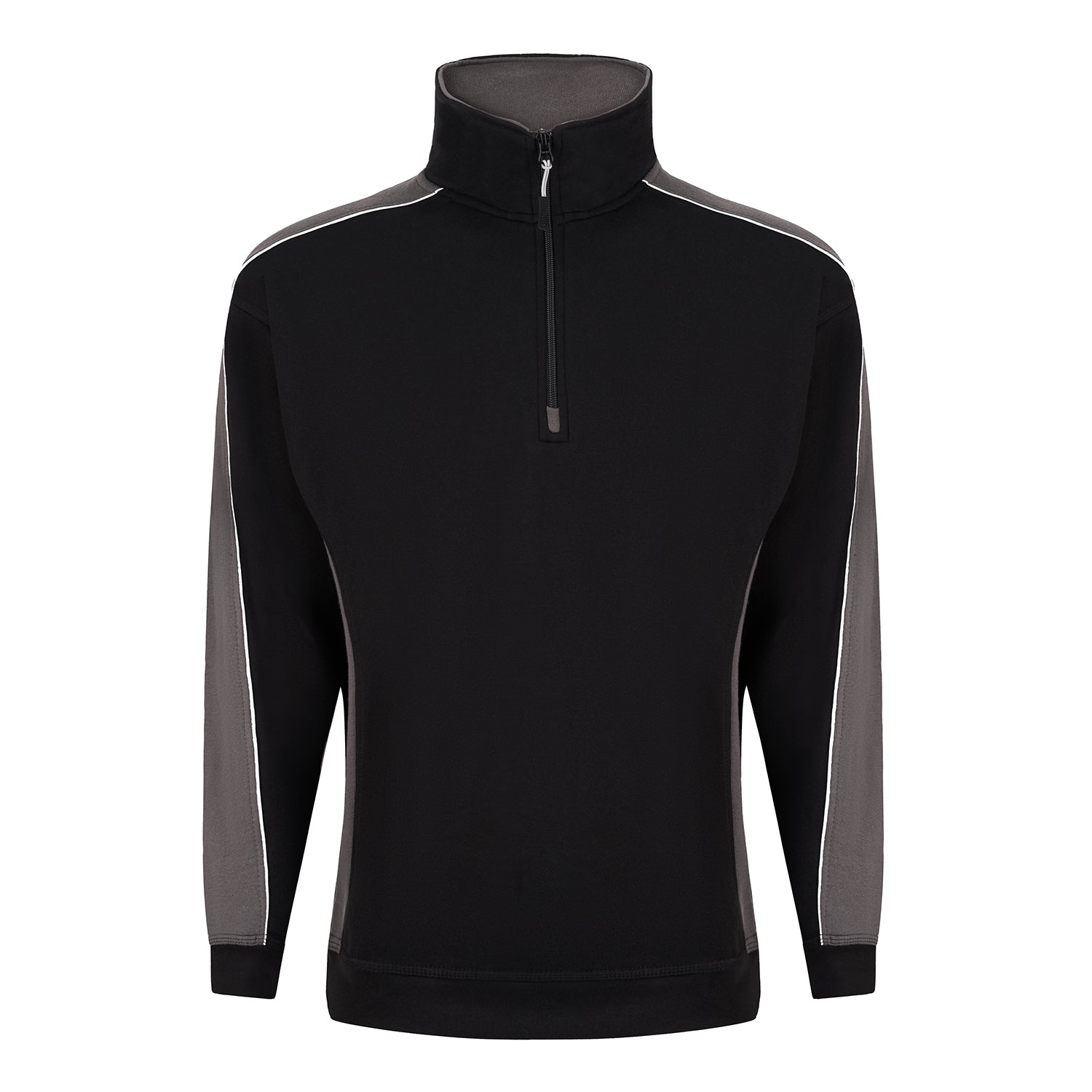 Orn Avocet Quarter Zip Sweatshirt - Black - Graphite - 1288 - Black - Graphite - Customisable Sweatshirts &amp; Hoodies