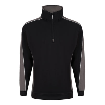 Orn Avocet Quarter Zip Sweatshirt - Black - Graphite - 1288 - Black - Graphite - Customisable Sweatshirts &amp; Hoodies