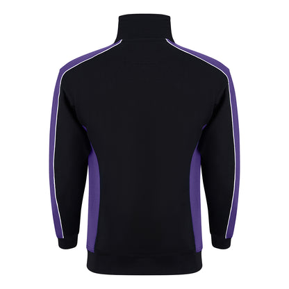 Orn Avocet Quarter Zip Sweatshirt - Black - Purple - 1288 - - Customisable Sweatshirts &amp; Hoodies