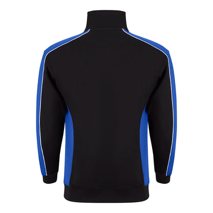 Orn Avocet Quarter Zip Sweatshirt - Black - Royal - 1288 - - Customisable Sweatshirts &amp; Hoodies