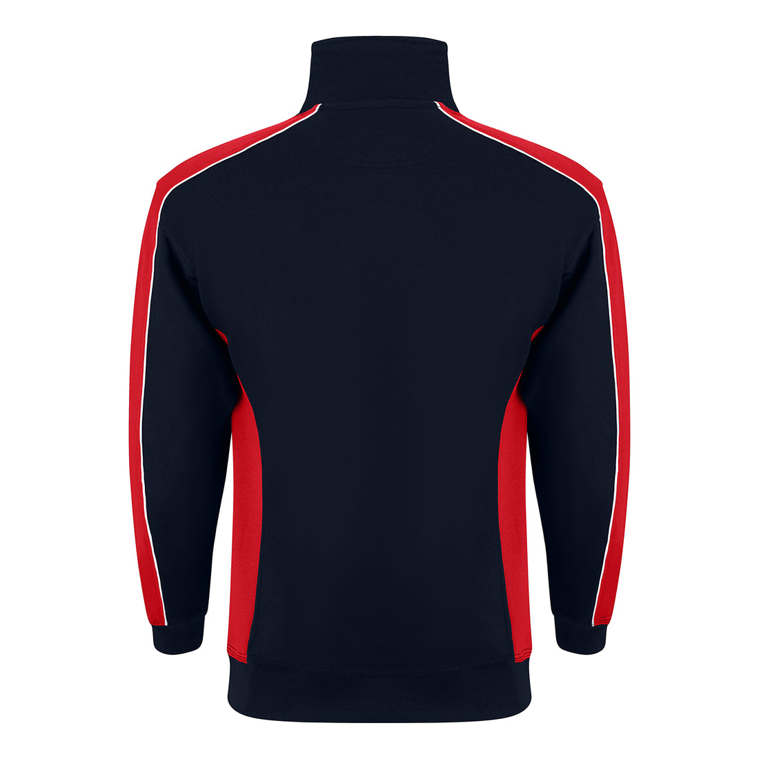 Orn Avocet Quarter Zip Sweatshirt - Navy - Red - 1288 - - Customisable Sweatshirts &amp; Hoodies