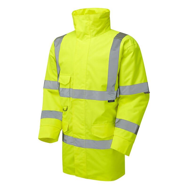 Leo Tawstock ISO 20471 Class 3 Anorak Jacket A01 - Yellow - Customisable Jackets