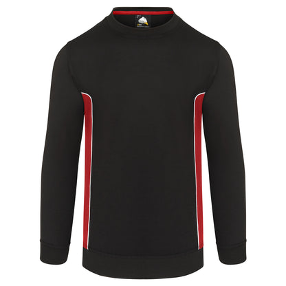 Orn Silverswift Sweatshirt - Black - Red - 1290 - Black - Red - Customisable Sweatshirts &amp; Hoodies