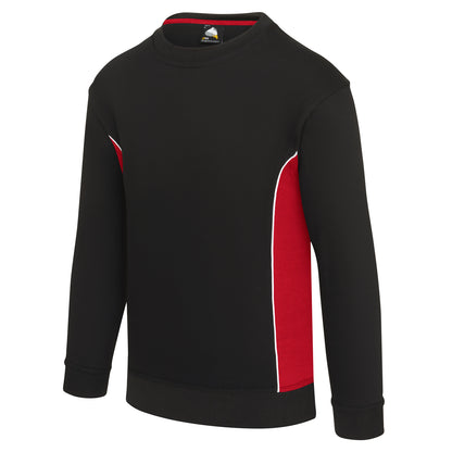 Orn Silverswift Sweatshirt - Black - Red - 1290 - - Customisable Sweatshirts &amp; Hoodies