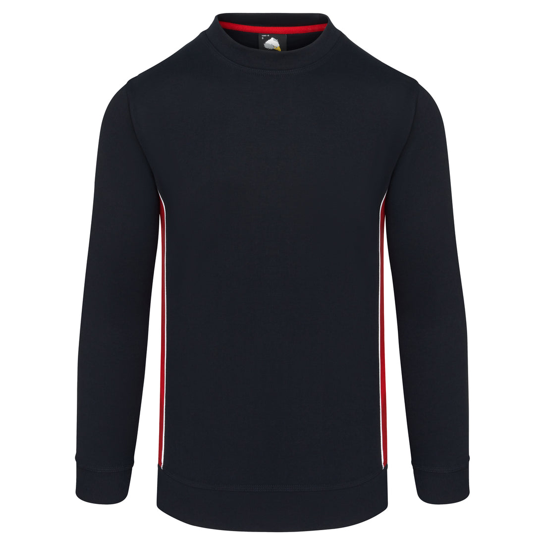 Orn Silverswift Sweatshirt - Navy - Red - 1290 - Navy - Red - Customisable Sweatshirts &amp; Hoodies