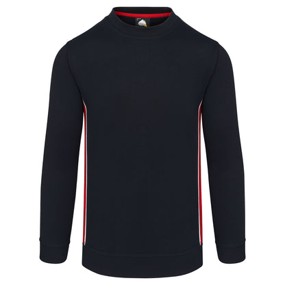 Orn Silverswift Sweatshirt - Navy - Red - 1290 - Navy - Red - Customisable Sweatshirts &amp; Hoodies