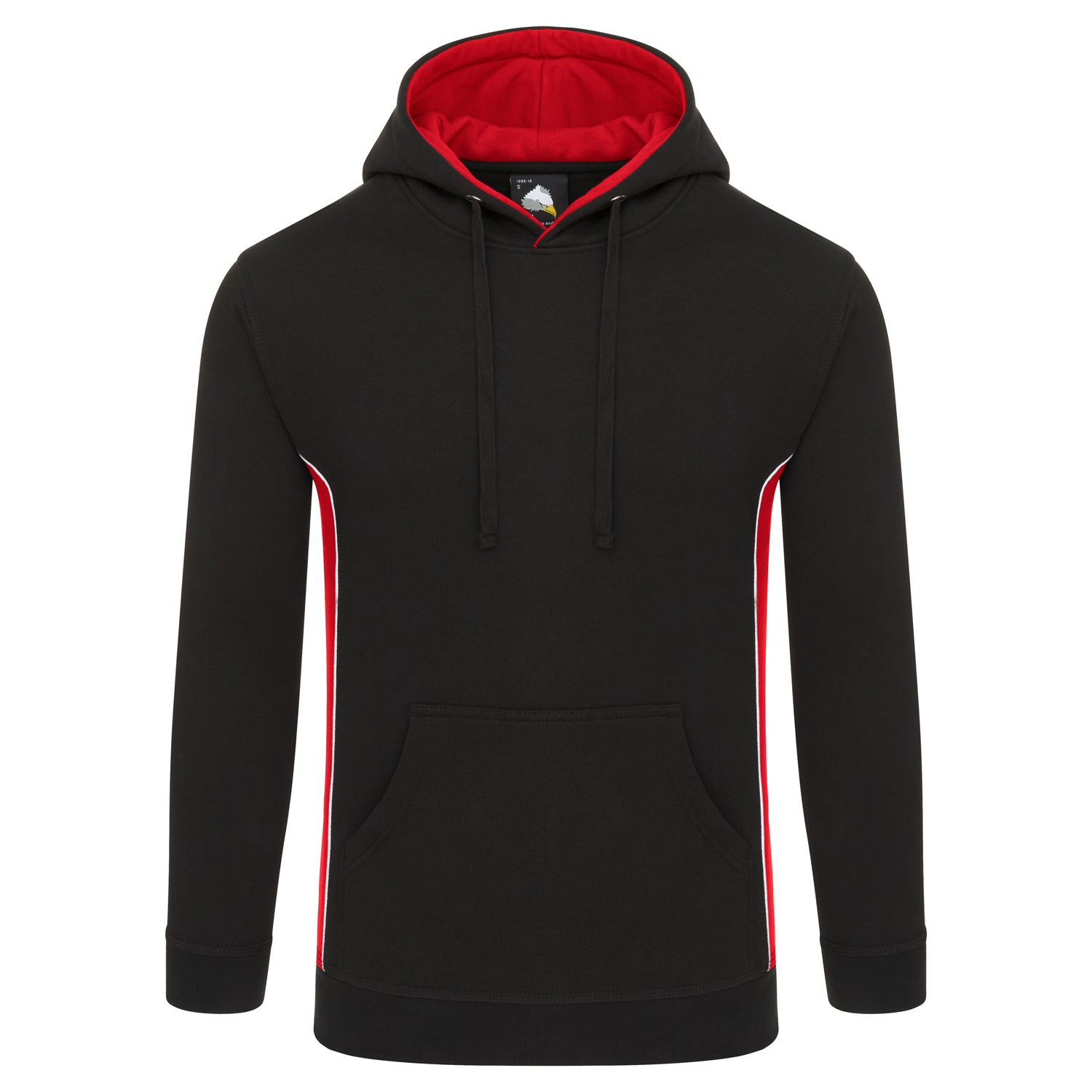 Orn Silverswift Hoodie - Black - Red - 1295 - Black - Red - Customisable Sweatshirts &amp; Hoodies