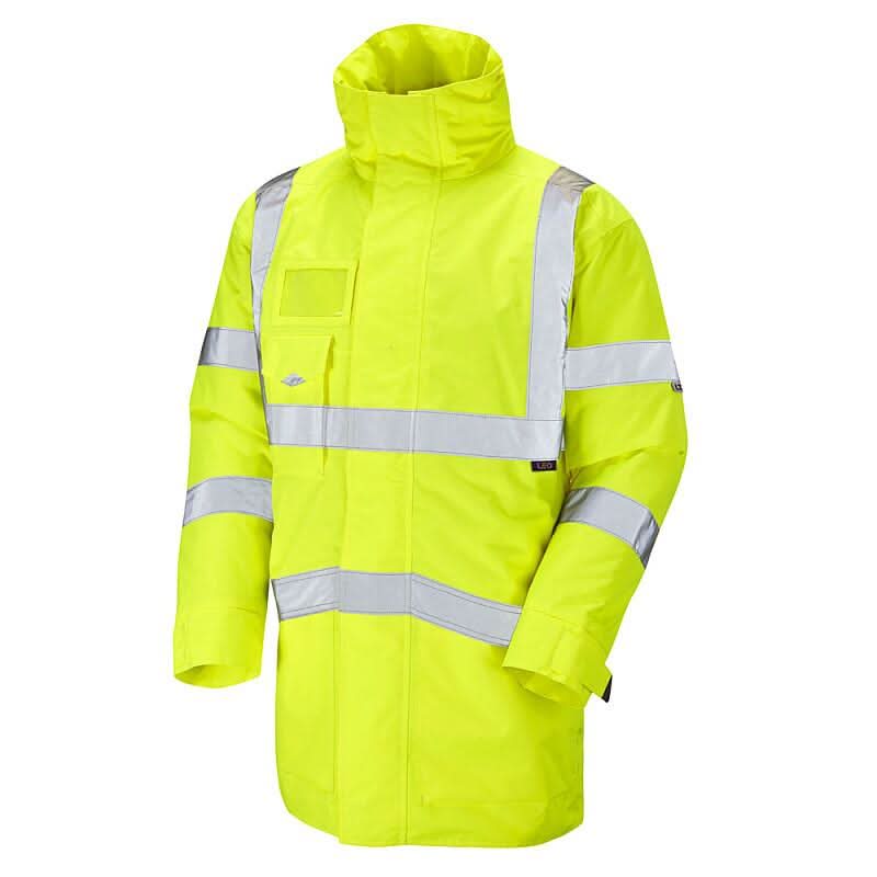 Leo Marwood ISO 20471 Class 3 Superior Anorak Jacket A03 - Yellow - Customisable Jacket