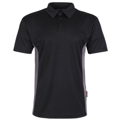 TUFFSTUFF ELITE POLO SHIRT - 131 - BLACK - Customisable Polo Shirts
