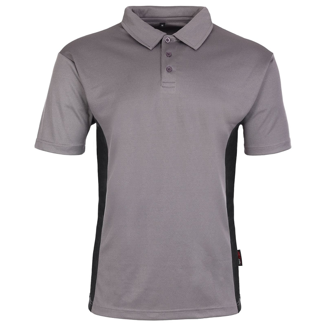TUFFSTUFF ELITE POLO SHIRT - 131 - GREY - Customisable Polo Shirts