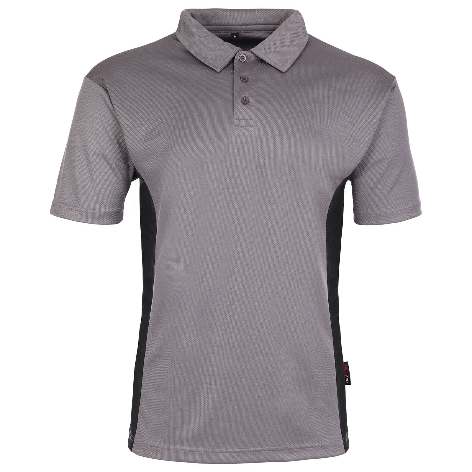 TUFFSTUFF ELITE POLO SHIRT - 131 - GREY - Customisable Polo Shirts