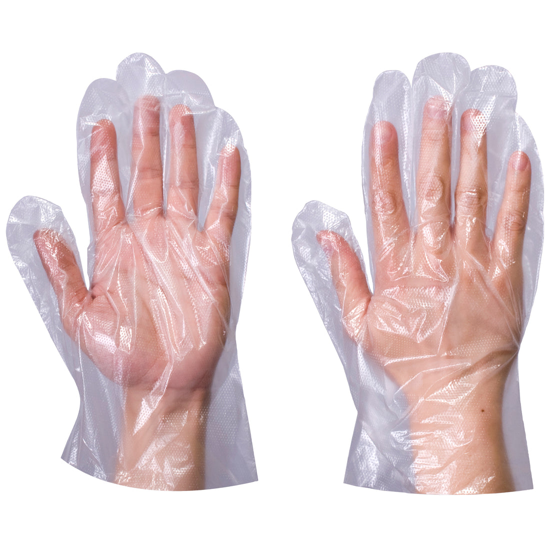 Supertouch - PE Disposable Gloves - D20 - Clear Large - Customisable Disposable Gloves