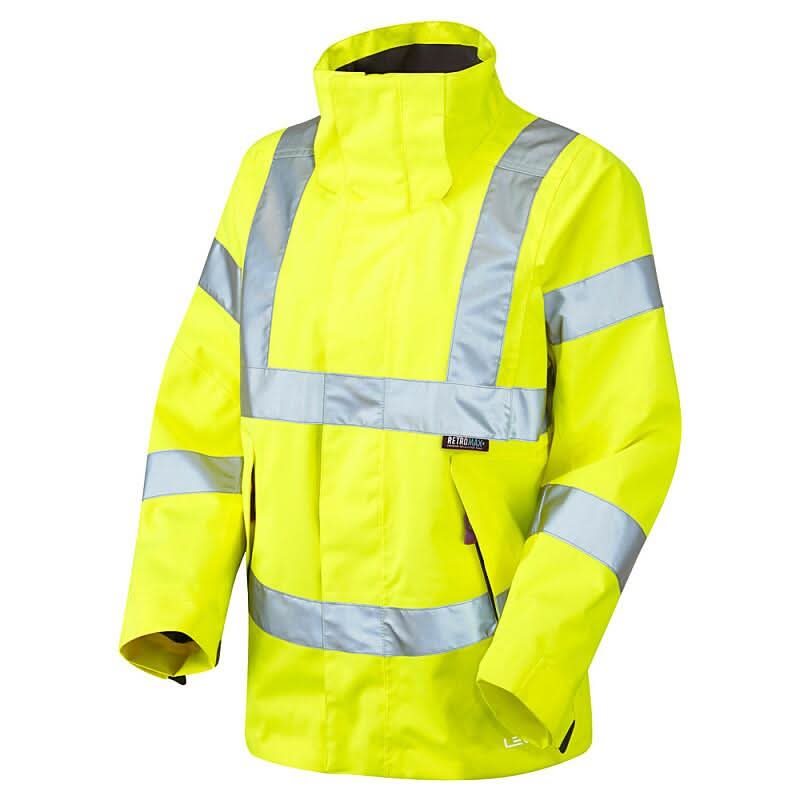 Leo Rosemoor ISO 20471 Class 3 Womens Breathable Jacket JL04 - Yellow - Customisable Jackets
