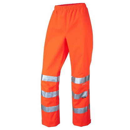 Leo Hannaford ISO 20471 Class 2 Breathable Womens Overtrouser LL02 - Orange - Customisable Trousers