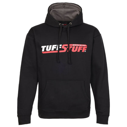 TUFFSTUFF LOGO HOODIE - BLACK - Customisable Hoodies