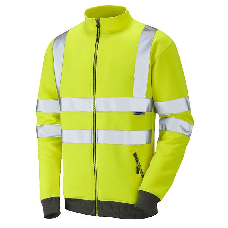 Leo Libbaton ISO 20471 Class 3 Track Top Jacket SS03 - Yellow - Customisable Jackets