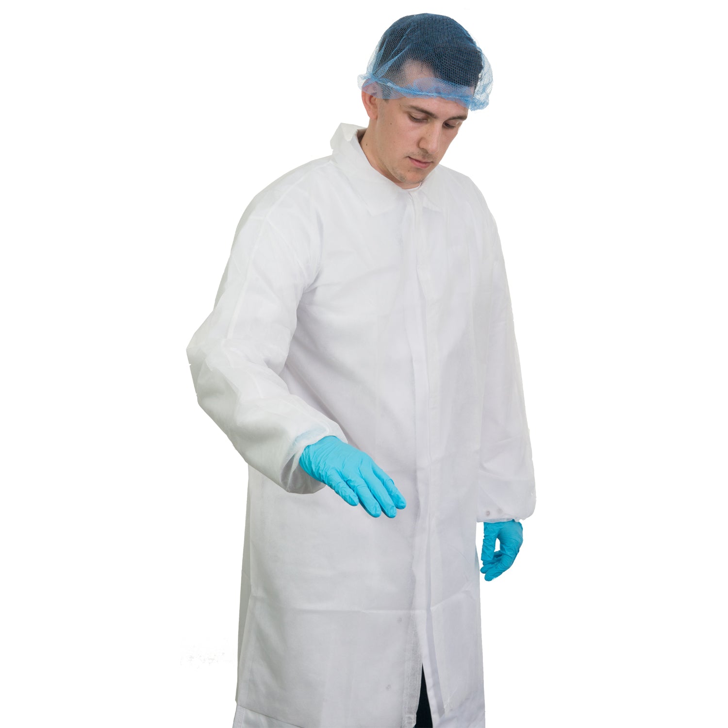 Non-Woven Coats - Velcro - D66 - Red - Customisable Coat