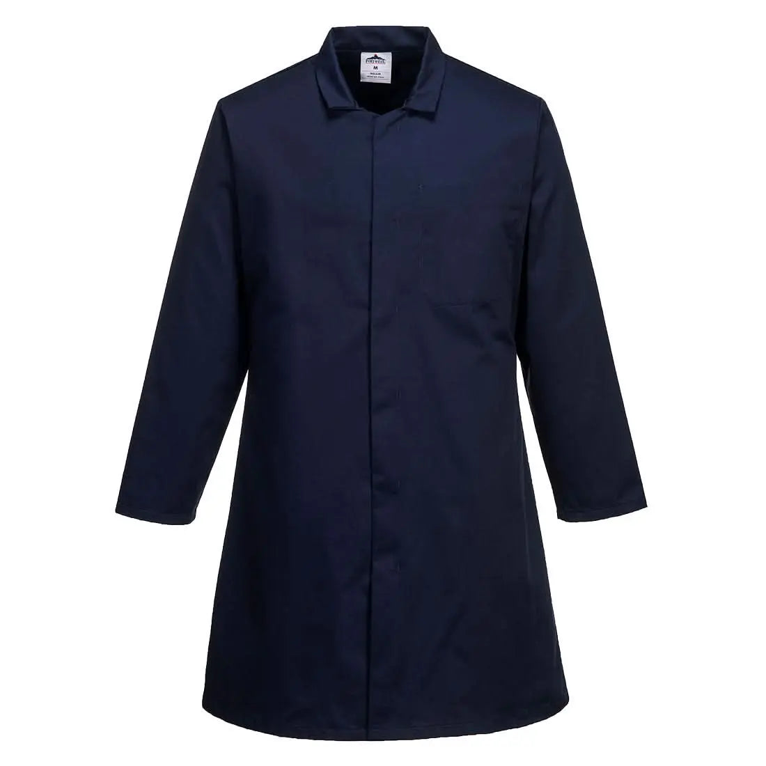 Food Industry 1 Pocket Coat 2202 - Navy - Customisable Coats