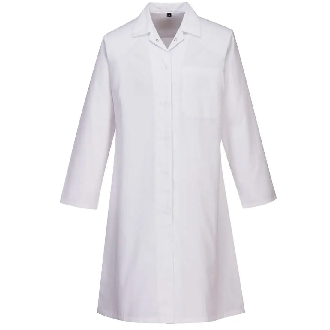 Food Industry Women S 1 Pocket Coat 2205 - White - Customisable Jacket