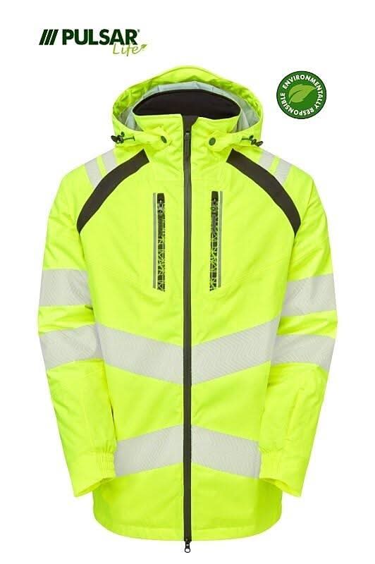 Pulsar LIFE GRS Ladies Insulated Parka Yellow LFE968 - Yellow - Customisable Hi-Vis Insulated Jacket