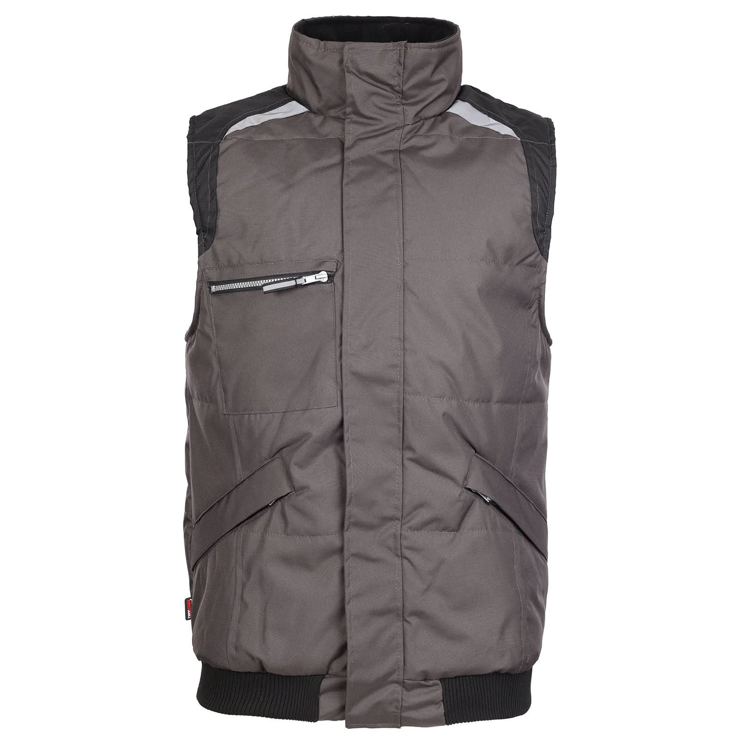 TUFFSTUFF PRO WORK BODYWARMER - GREY - Customisable OUTERWEAR