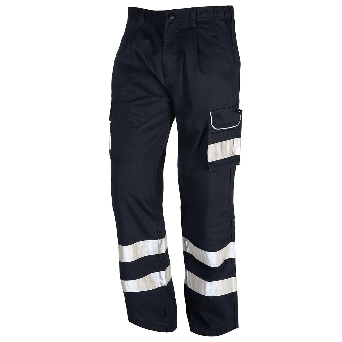 Orn Condor Kneepad Trouser - 2 HV Bands - Navy - 2510N - Navy - Customisable Shorts &amp; Trousers