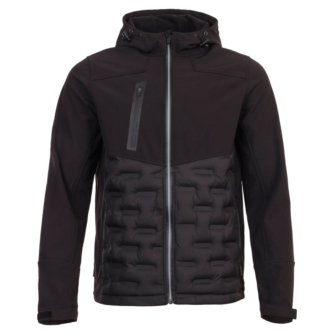 TUFFSTUFF STRATFORD SOFTSHELL JACKET - BLACK - Customisable OUTERWEAR