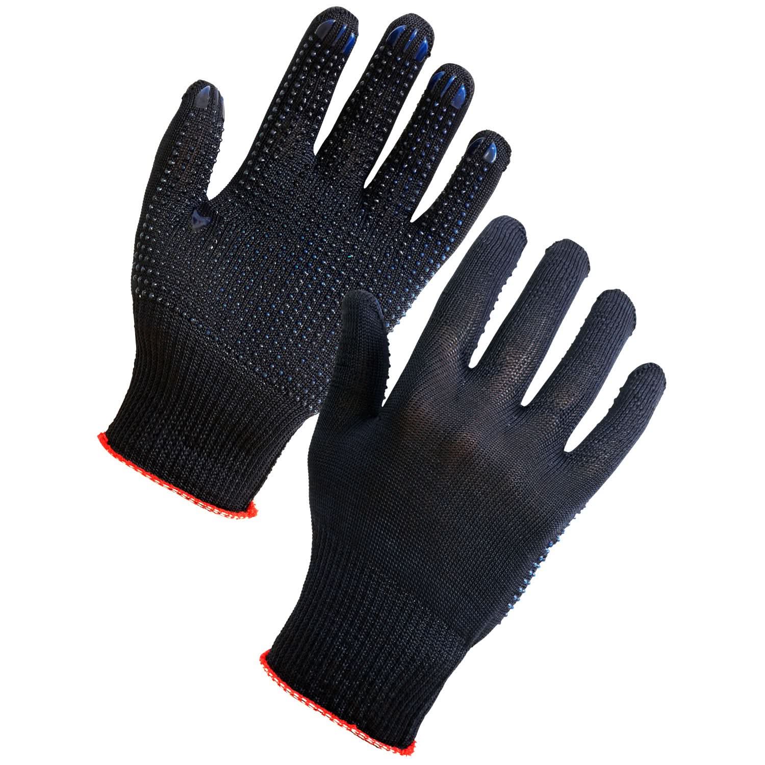 Supertouch - Seamless PVC Dot Assembly Gloves - AG10 - Blue - Customisable General Handling