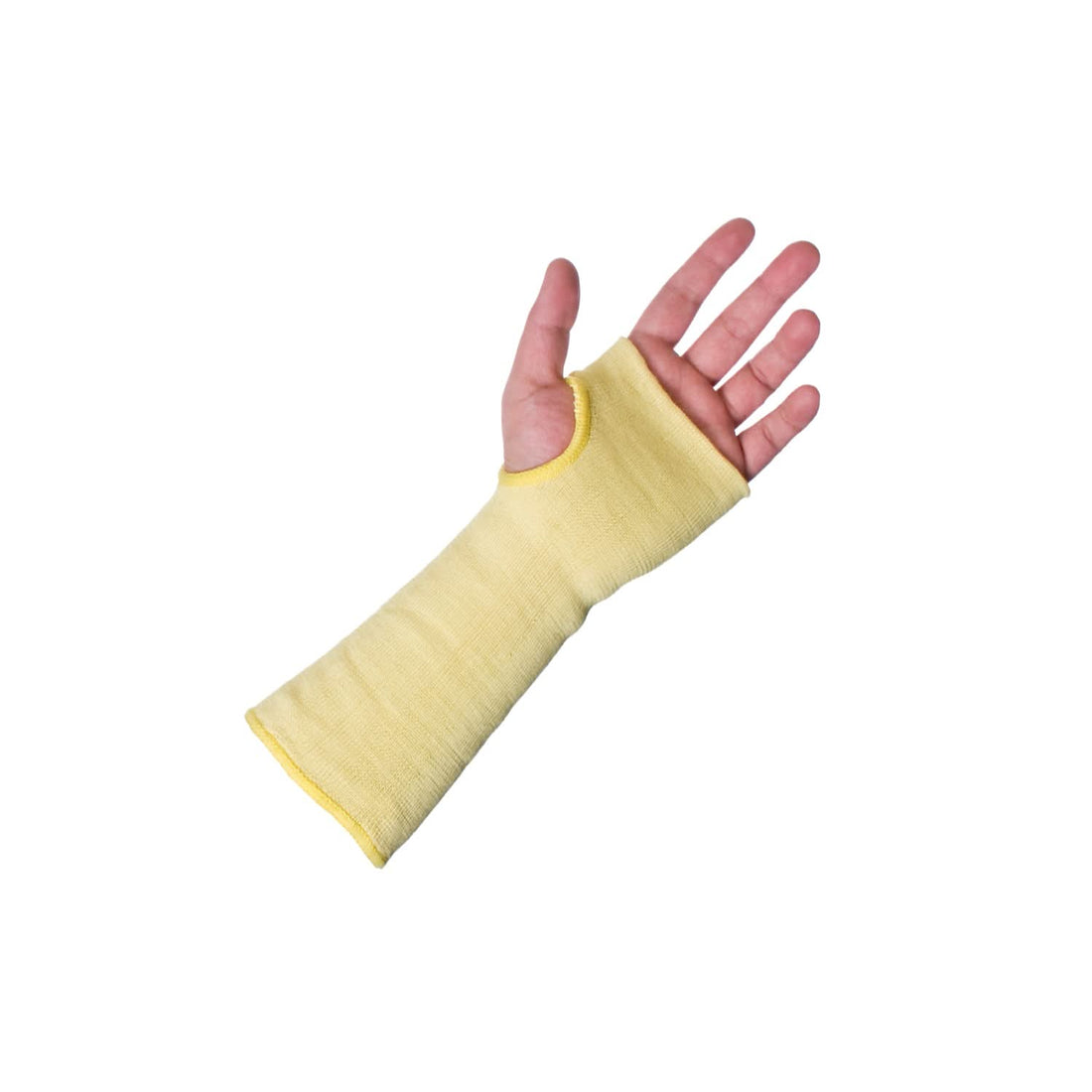 Supertouch - Knit Sleeve w/DuPont„¢ Kevlar - G87 - Yellow One Size - Customisable Cut Resistant