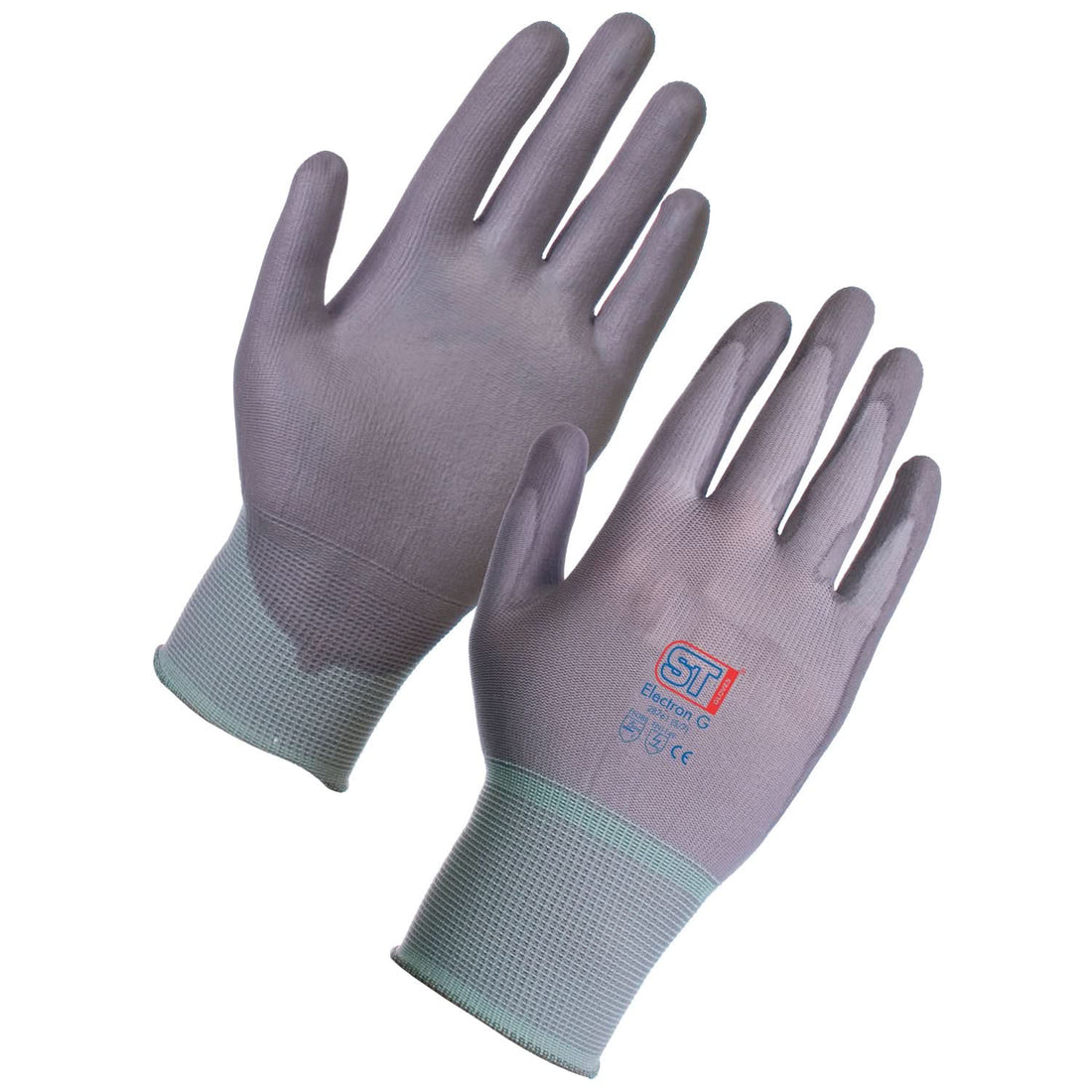 Supertouch - PU Fixer Gloves - G71 - Grey - Customisable General Handling