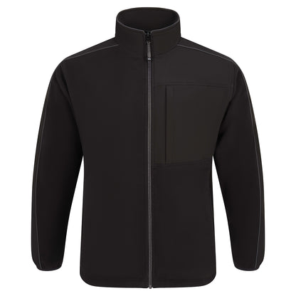 Orn Bateleur EarthPro® GRS Fleece - Black - 3000R - Black - Customisable Softshells, Fleeces &amp; Jackets