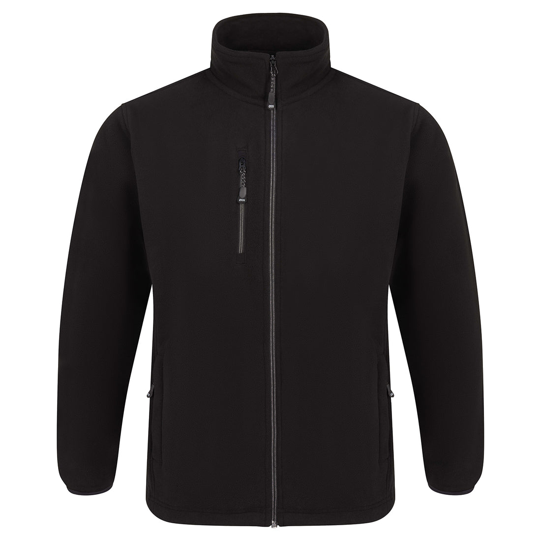 Orn Falcon EarthPro® GRS Fleece - Black - 3100R - Black - Customisable Softshells, Fleeces &amp; Jackets