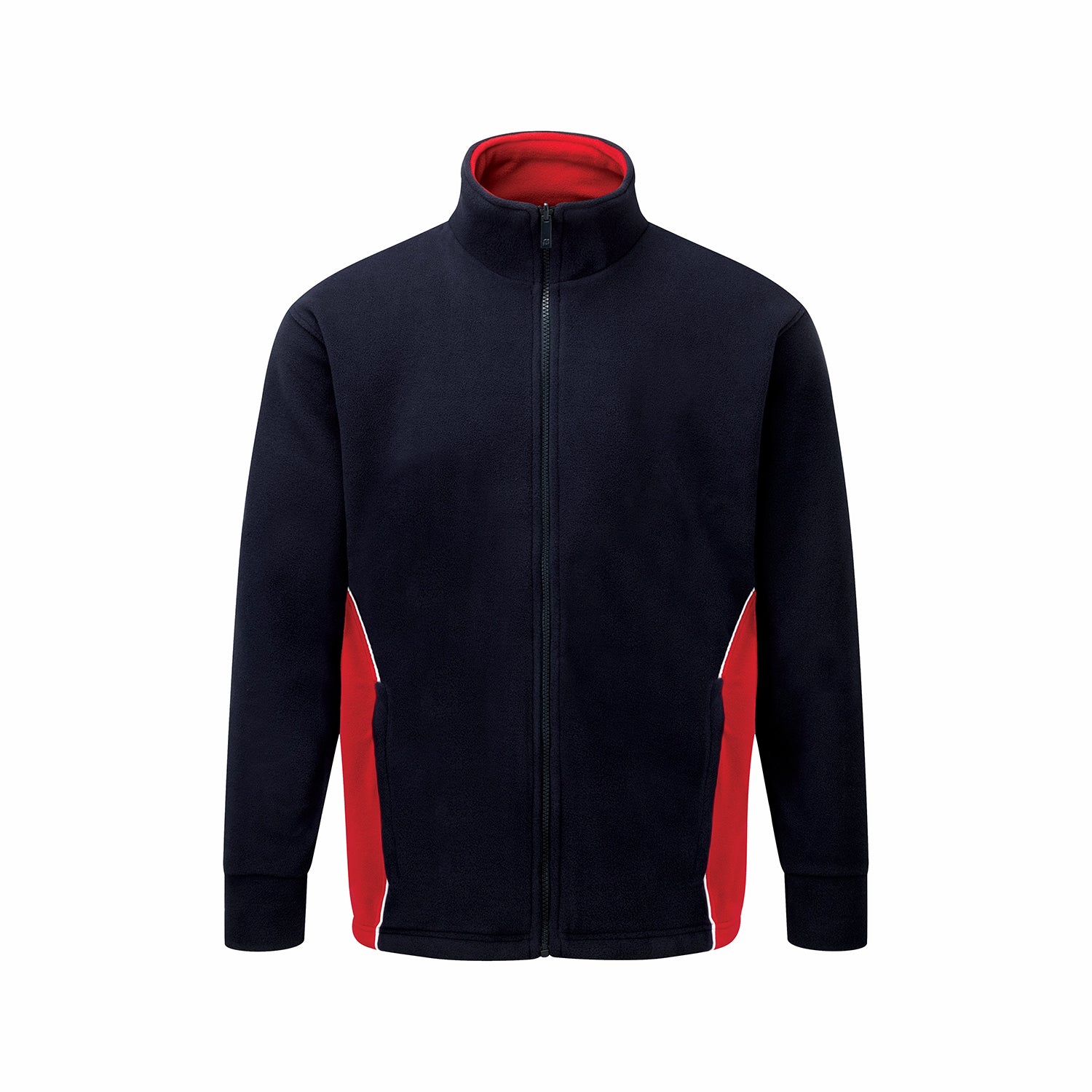 Orn Silverswift Fleece - Navy - Red - 3180 - Navy - Red - Customisable Softshells, Fleeces &amp; Jackets