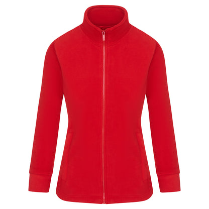 Orn Ladies Albatross Fleece - Red - 3260 - Red - Customisable Softshells, Fleeces &amp; Jackets
