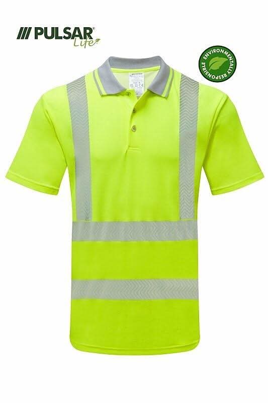 Pulsar LIFE GRS Ladies Short Sleeve Polo Shirt Yellow LFE950 - Yellow - Customisable Polos