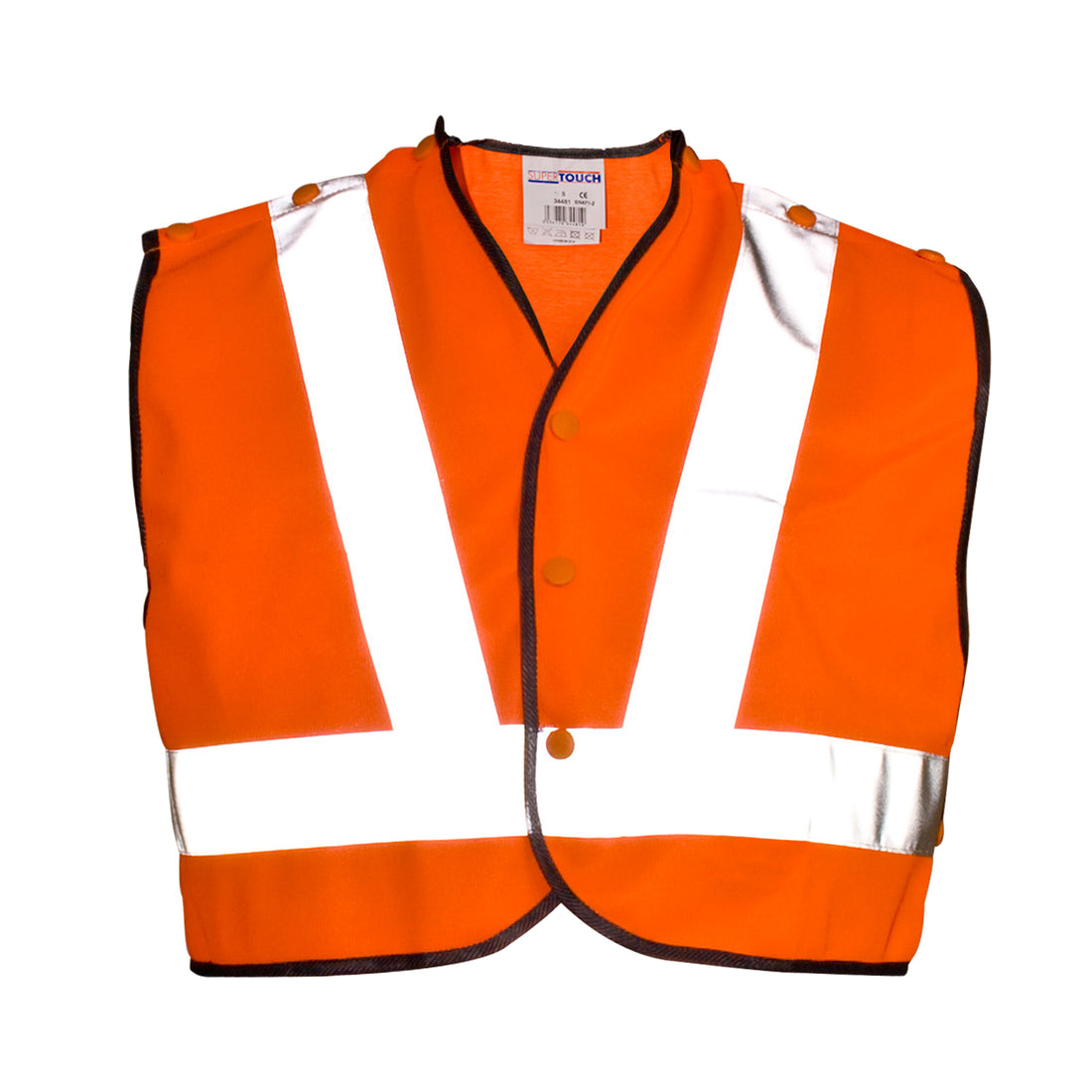 Supertouch - Hi Vis Mini Tracker Vest - H94 - Orange - Customisable Vest
