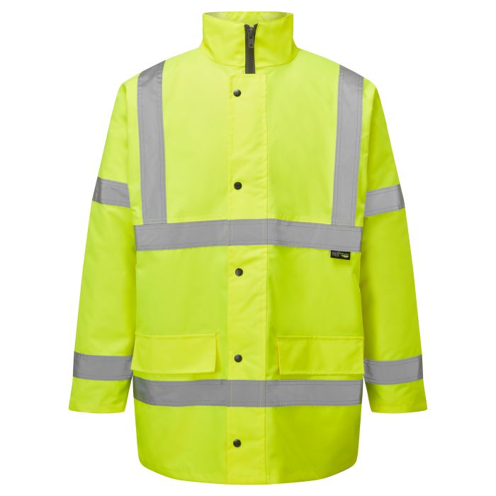 Hi Vis Standard Parka - H31 - Yellow - Customisable Jacket