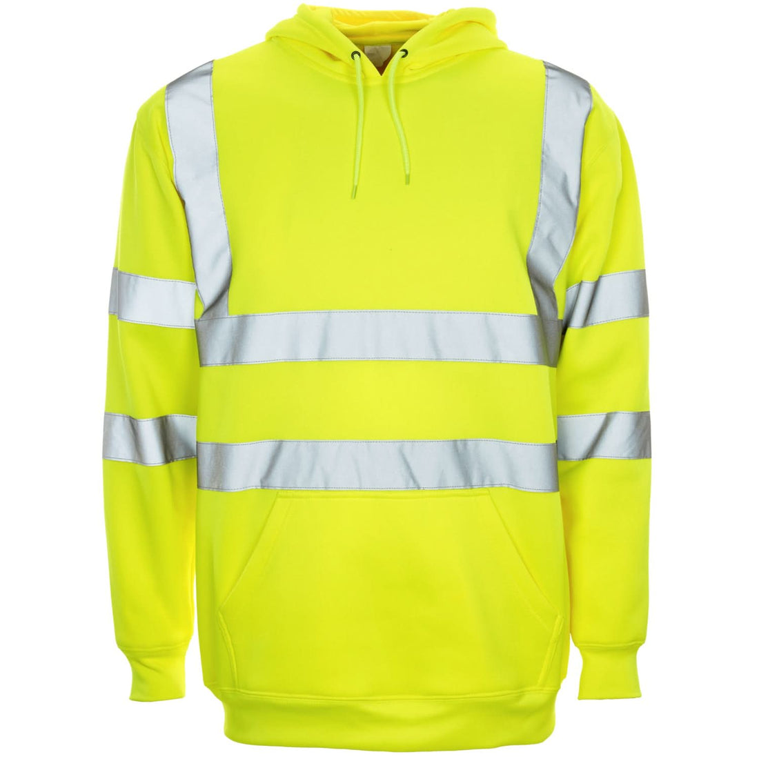 Supertouch - Hi Vis Hooded Sweatshirt - H68 - Yellow - Customisable Top