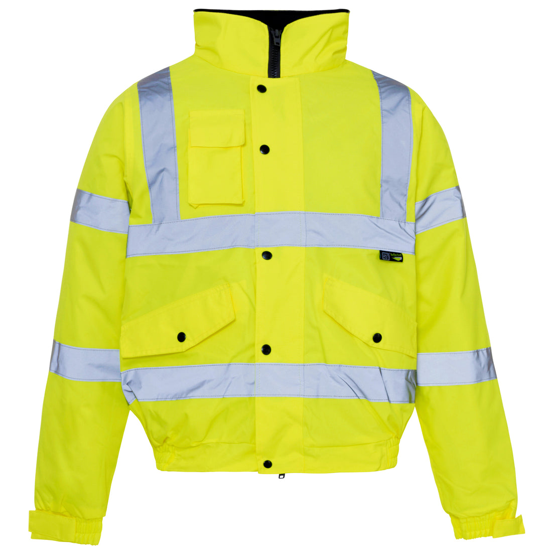 Supertouch - Hi Vis Standard Storm Bomber Jacket - H35 - Yellow - Customisable Jacket