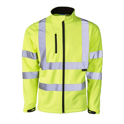 Supertouch - Hi Vis Softshell Jacket - 36SY - Yellow - Customisable Jacket