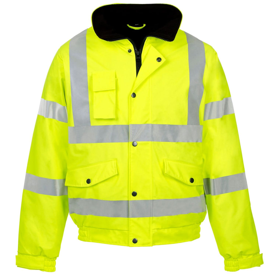 Storm Flex PU Bomber Jacket - H14 / H15 - Yellow - Customisable Bomber Jackets