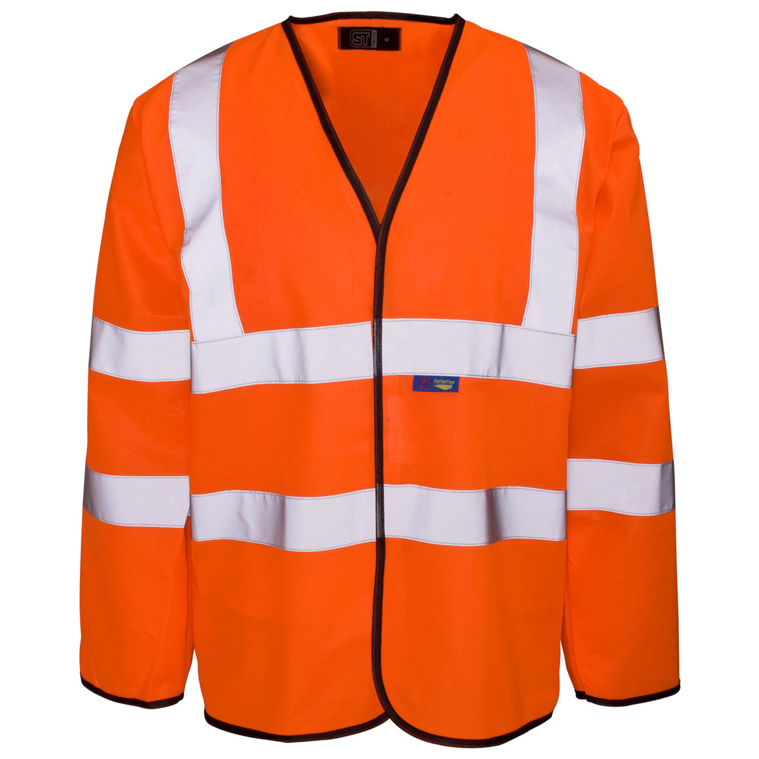 Supertouch - Hi Vis Long Sleeved Vest - Velcro - H85 - - Customisable Vest