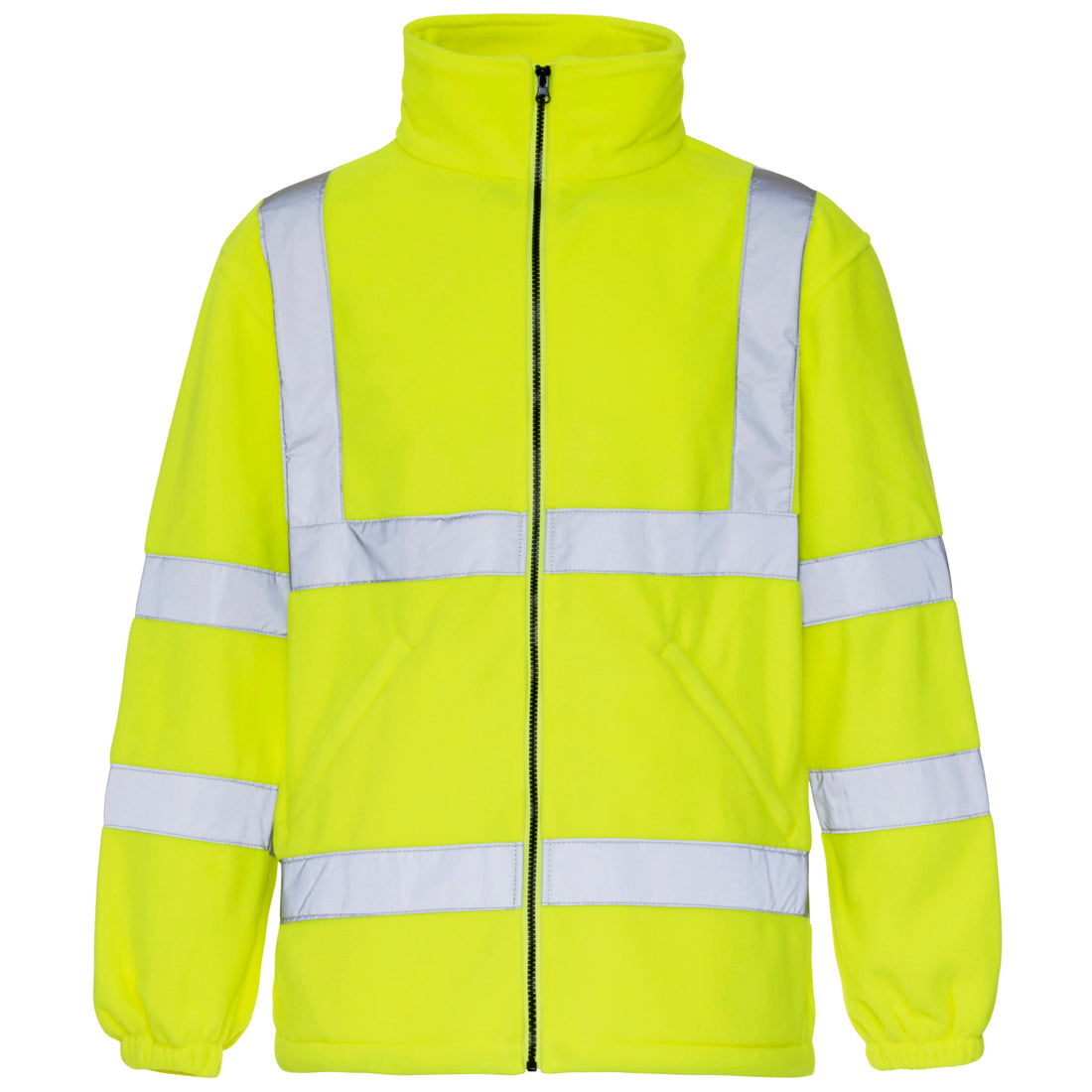 Supertouch - Hi Vis Fleece Jacket - H43 - Yellow - Customisable Fleece