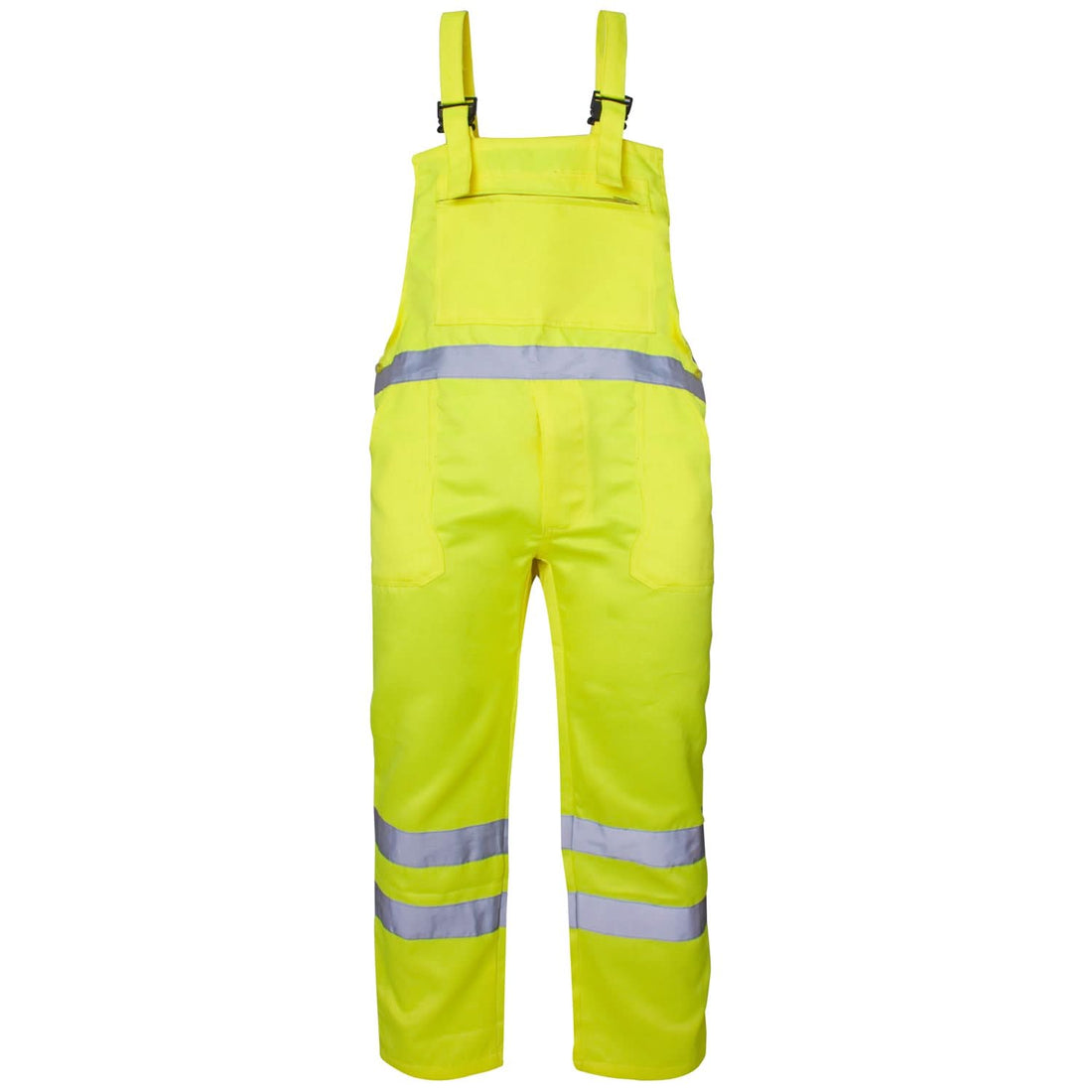 Supertouch - Hi Vis Polycotton Bib Trousers - H51 - Yellow - Customisable Bib &amp; Brace