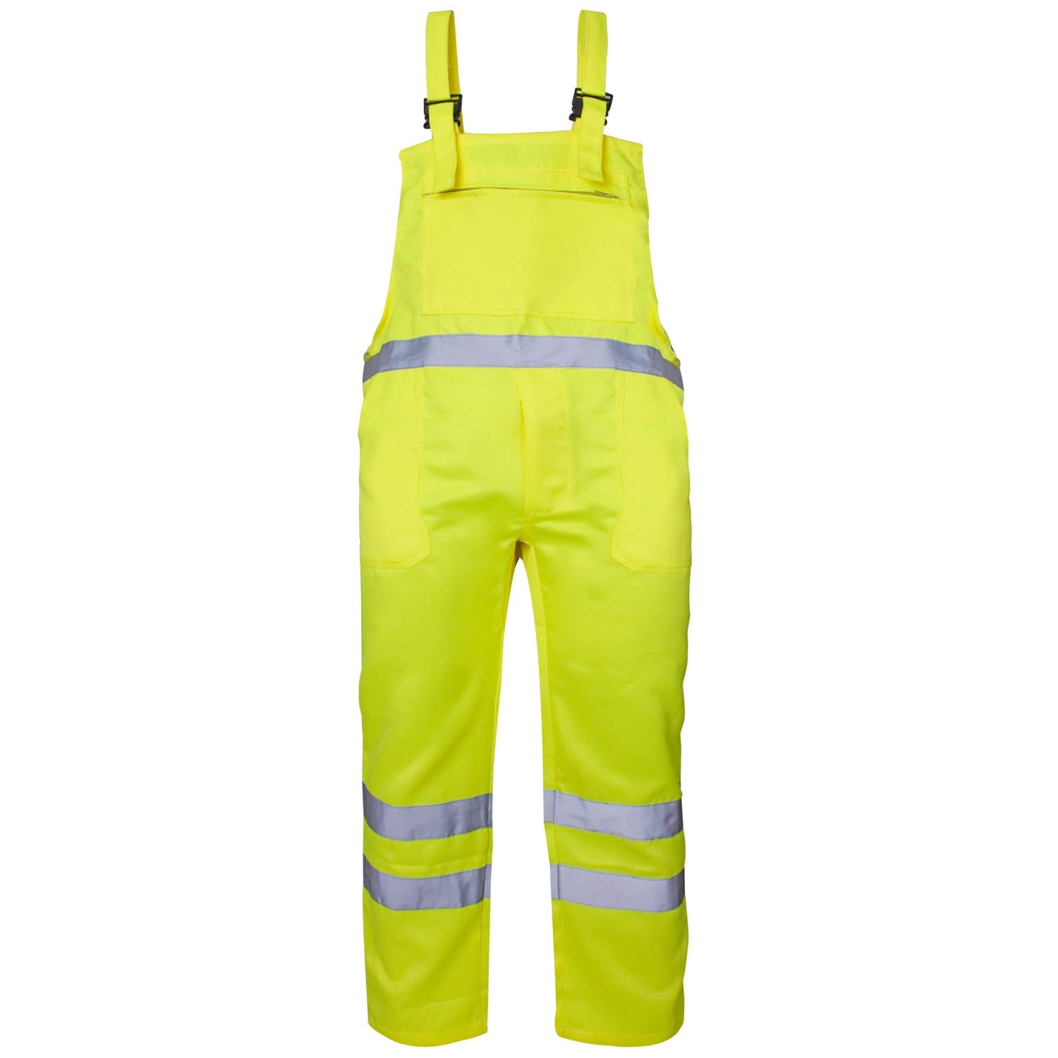 Supertouch - Hi Vis Polycotton Bib Trousers - H51 - Yellow - Customisable Bib &amp; Brace