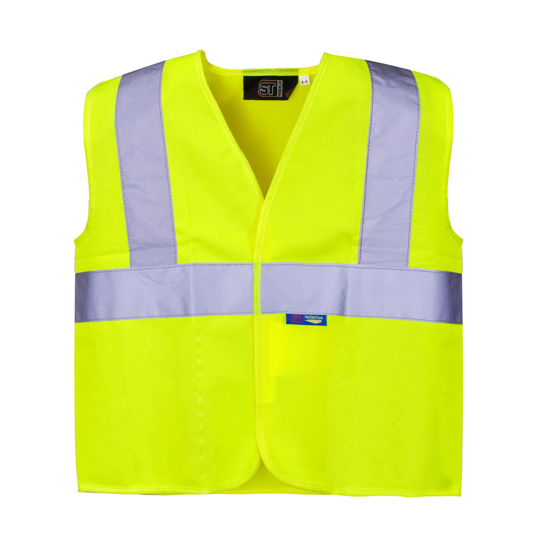 Supertouch - Hi Vis Junior Vest - H98 - Yellow - Customisable Vest